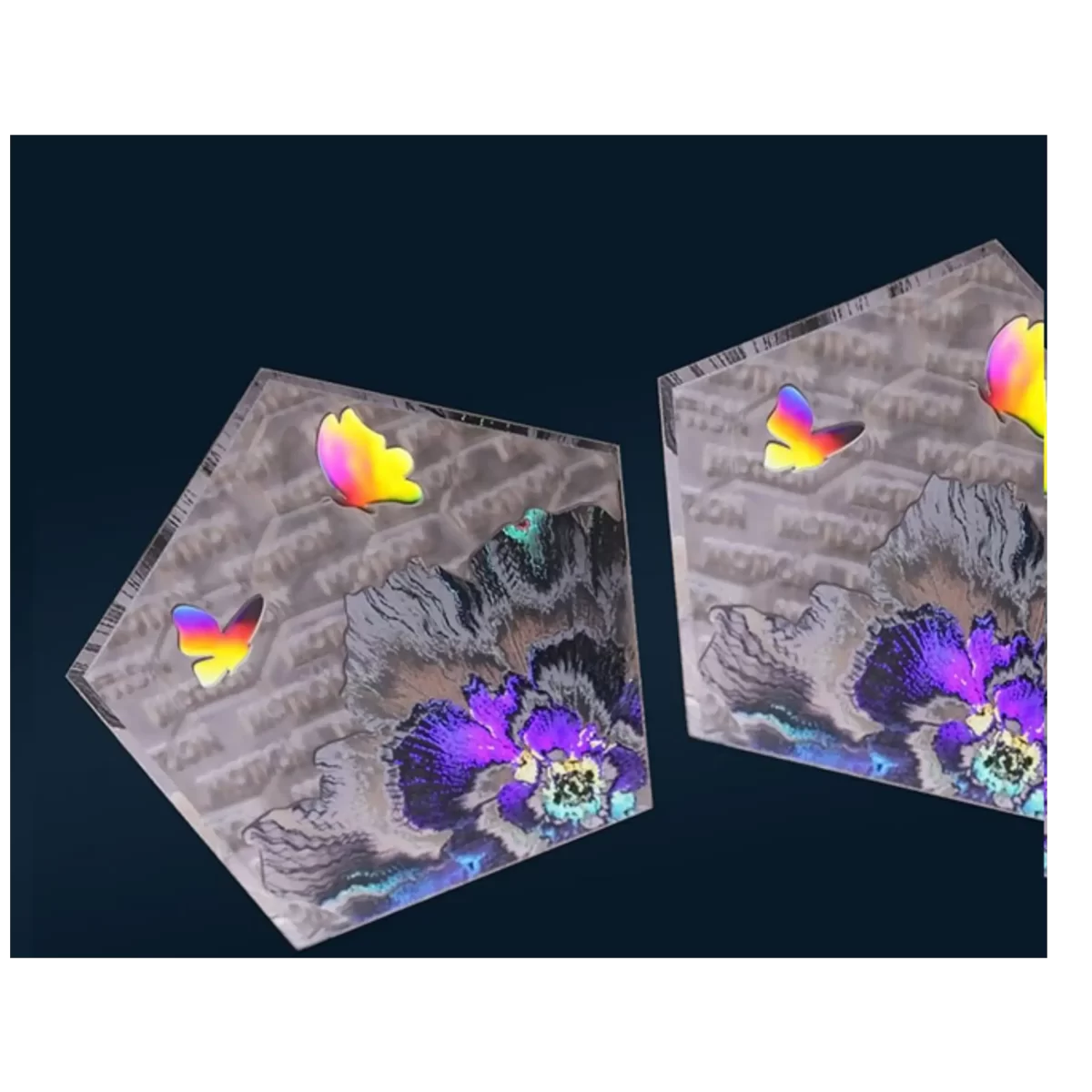 3D Hologram Motion Label